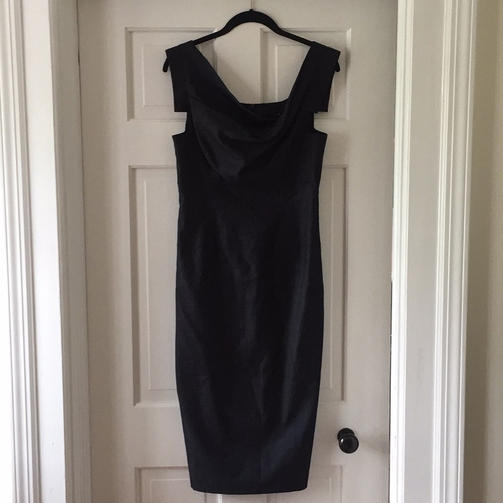 Denim Jackie O Black Halo Dress